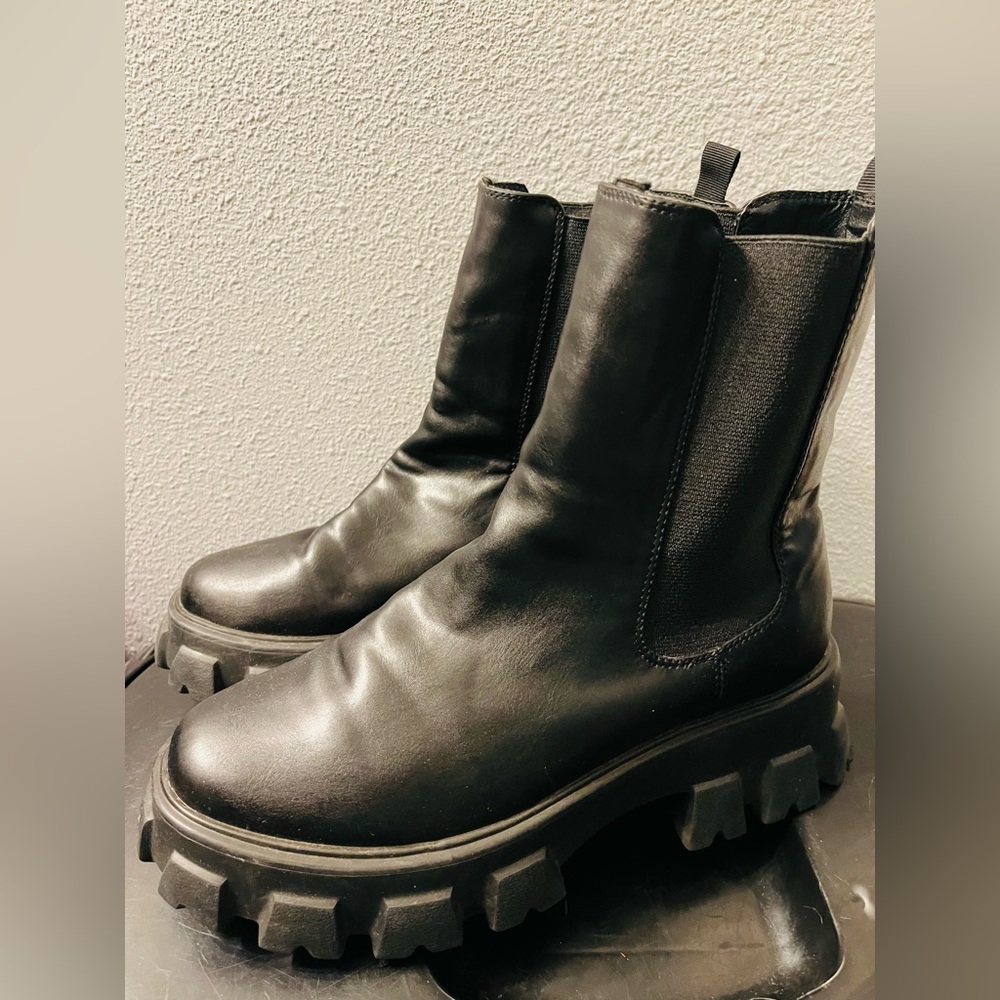 Black Punk/Goth Big Boots